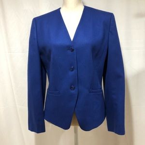 Vtg Pendleton Royal Blue Wool Blazer